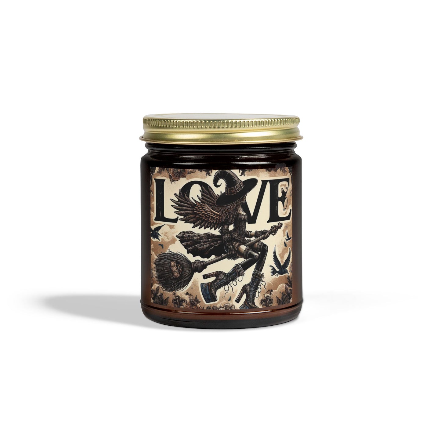 Love Witch Candles, Coconut Apricot Wax (4oz, 9oz)