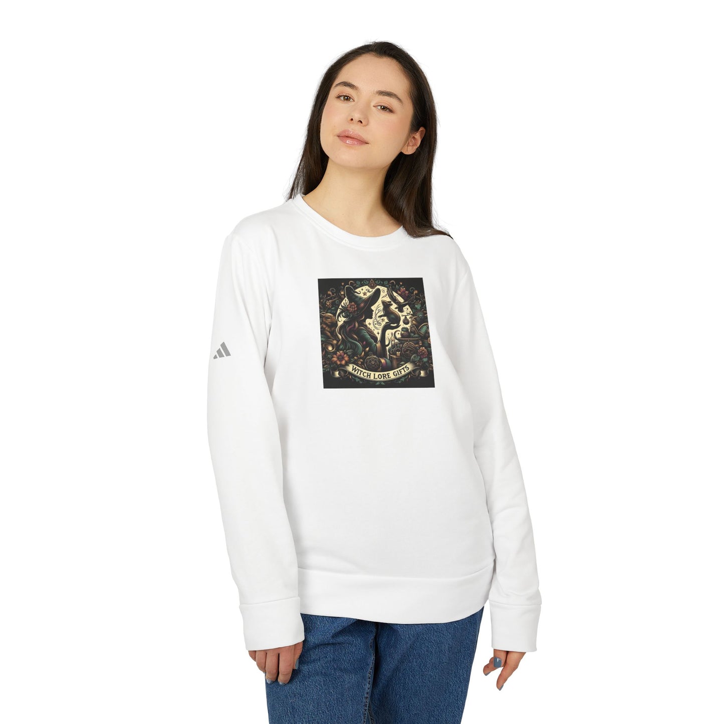 Witch Lore Gifts Adidas® Unisex Fleece Crewneck Sweatshirt