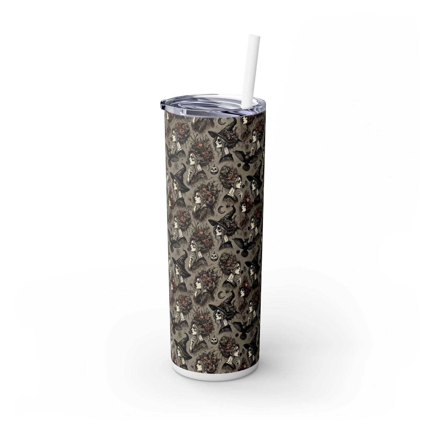 Witch Tumbler with Straw, 20oz