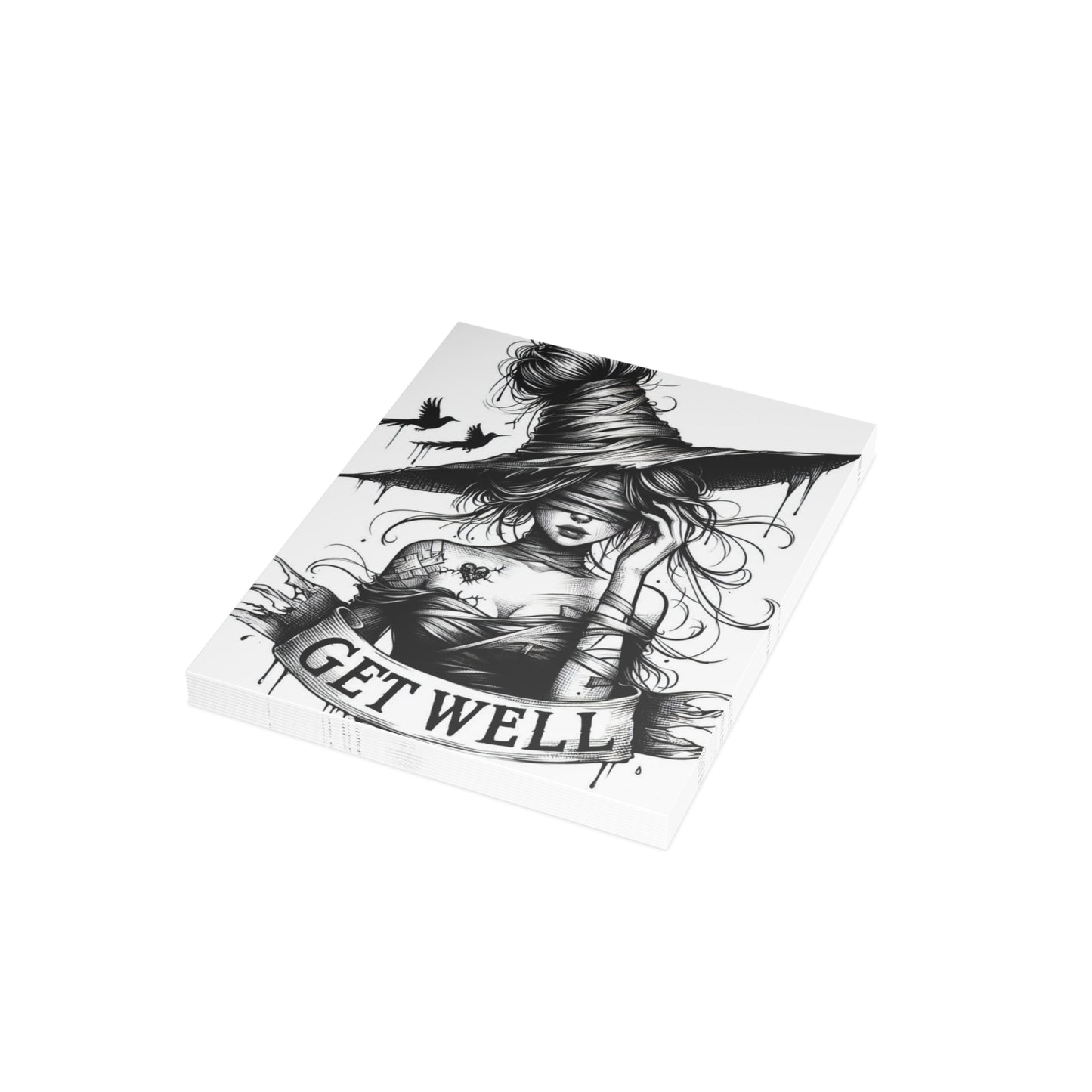 Get Well Witch Postcard Bundles