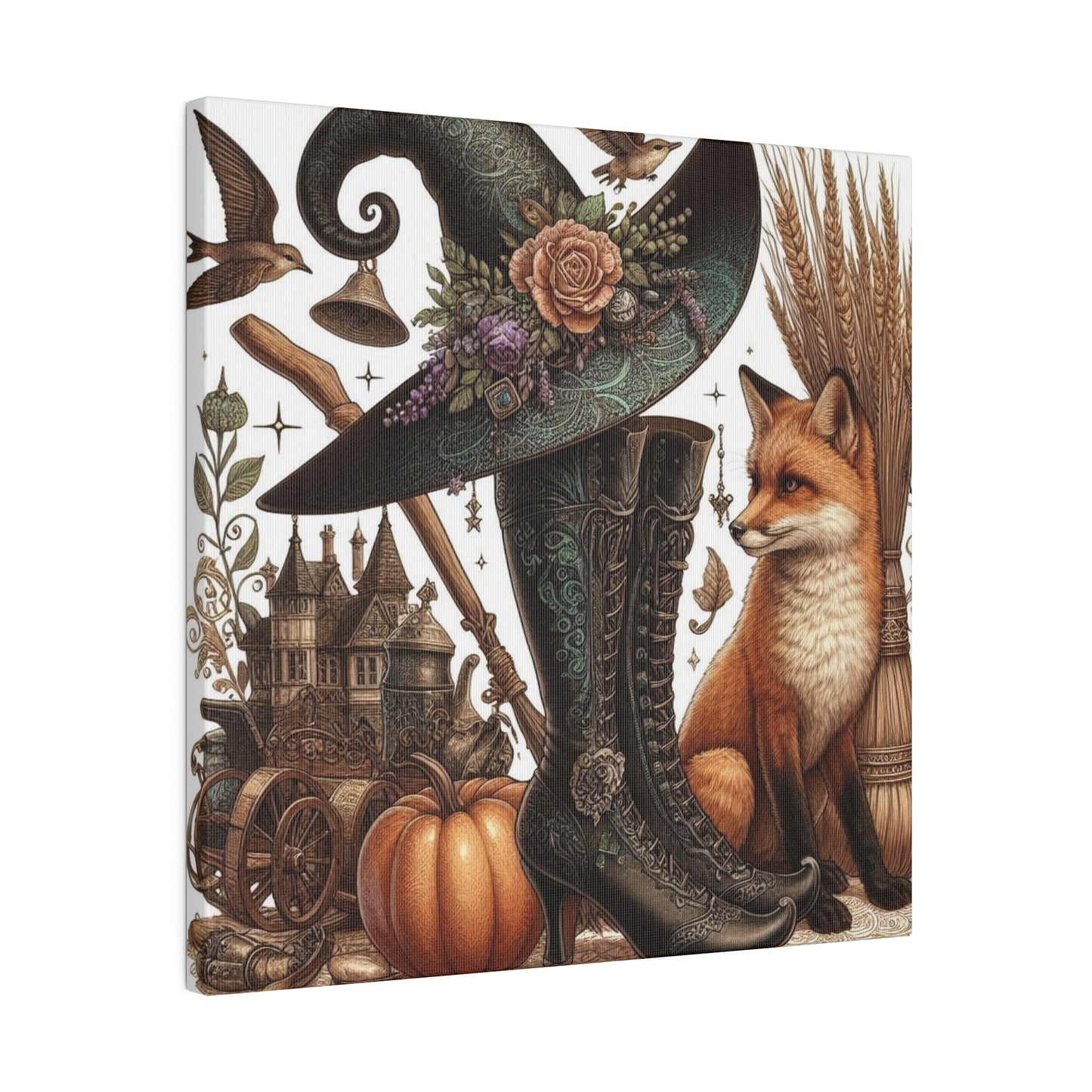 Witch Hat Canvas, Matte Stretched, 0.75"