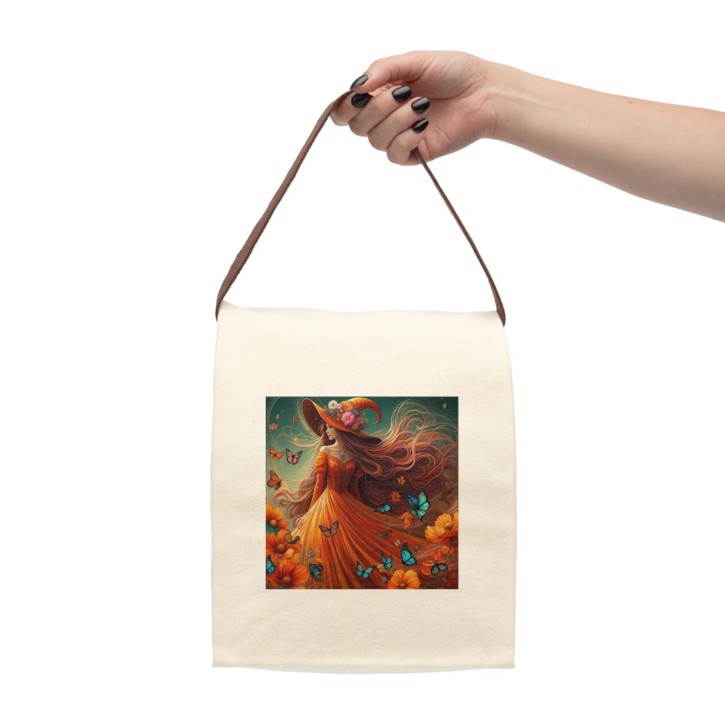 Witch Canvas Lunch Bag