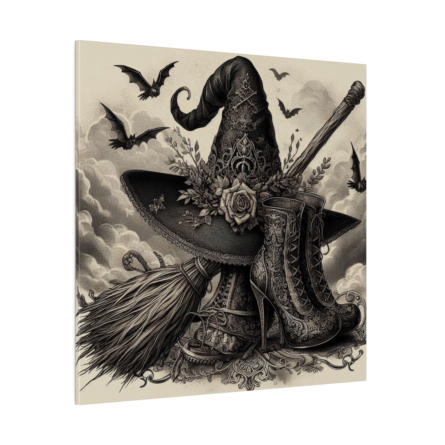 Witch Hat Canvas, Matte Stretched, 0.75"