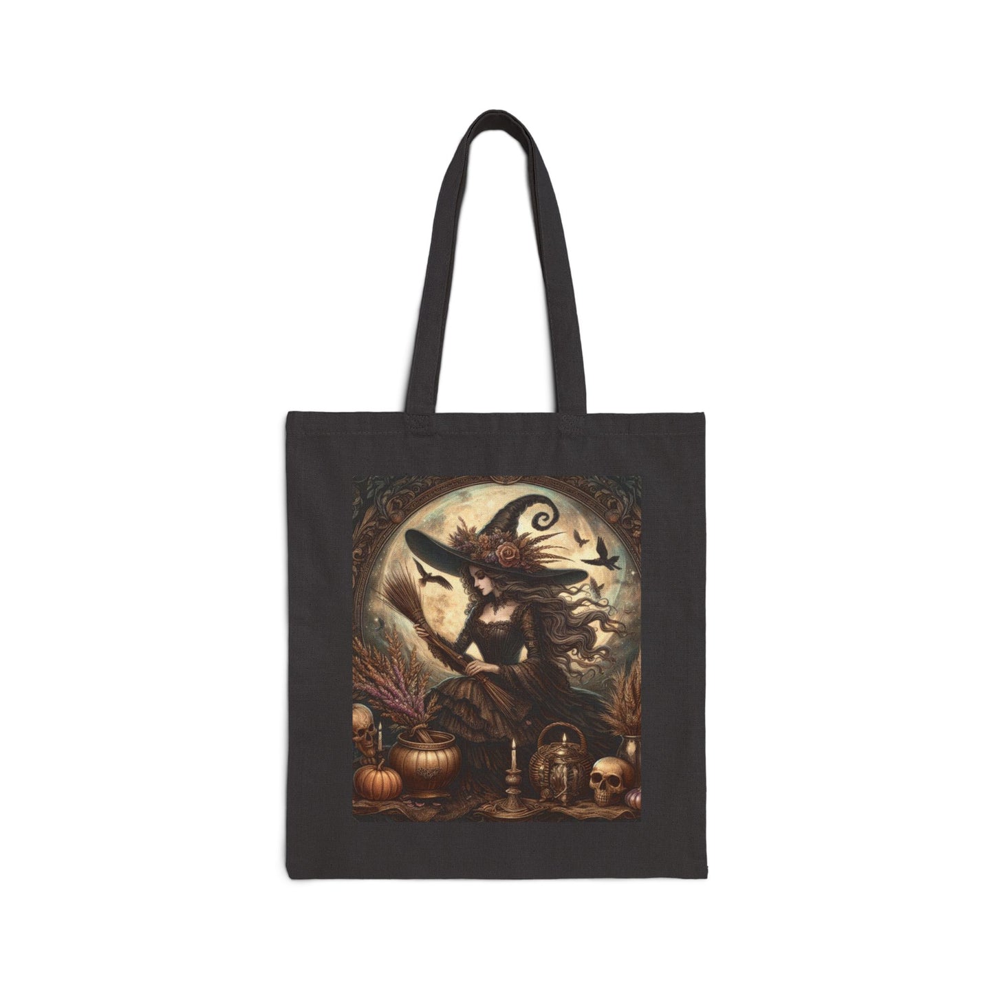 Witch Tote Bag - Cotton Canvas