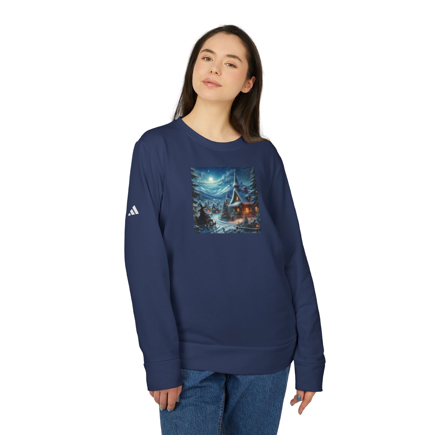 Witch Adidas® Unisex Fleece Crewneck Sweatshirt