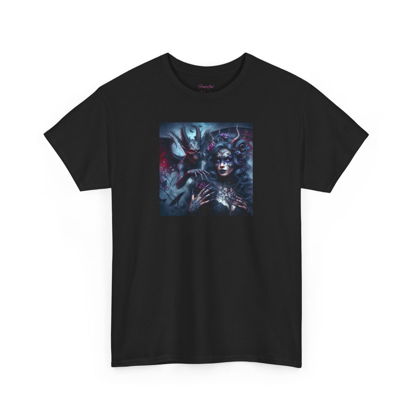 Demon, Gothic Unisex Heavy Cotton Tee - Gildan 100% Cotton