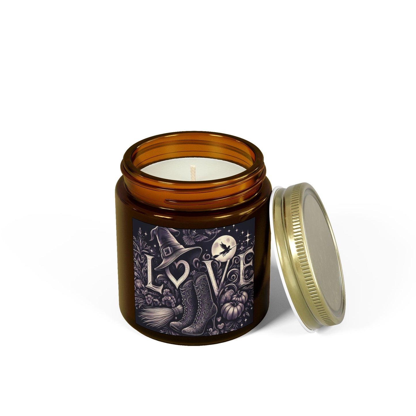 Love Witch Candles, Coconut Apricot Wax (4oz, 9oz)