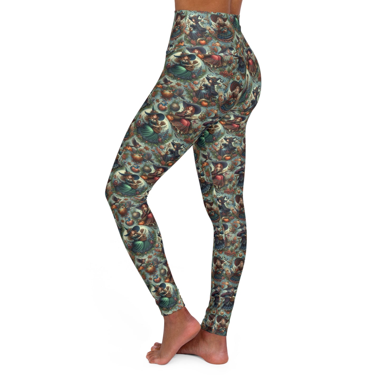 Witch High Waisted Yoga Leggings