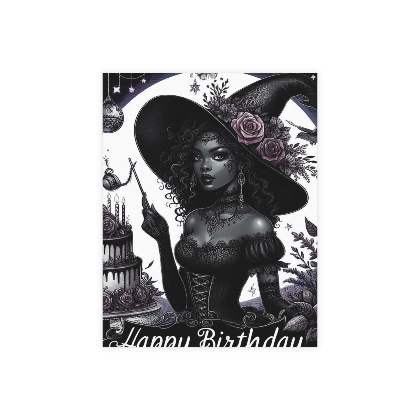 Witch Happy Birthday Postcard Bundles