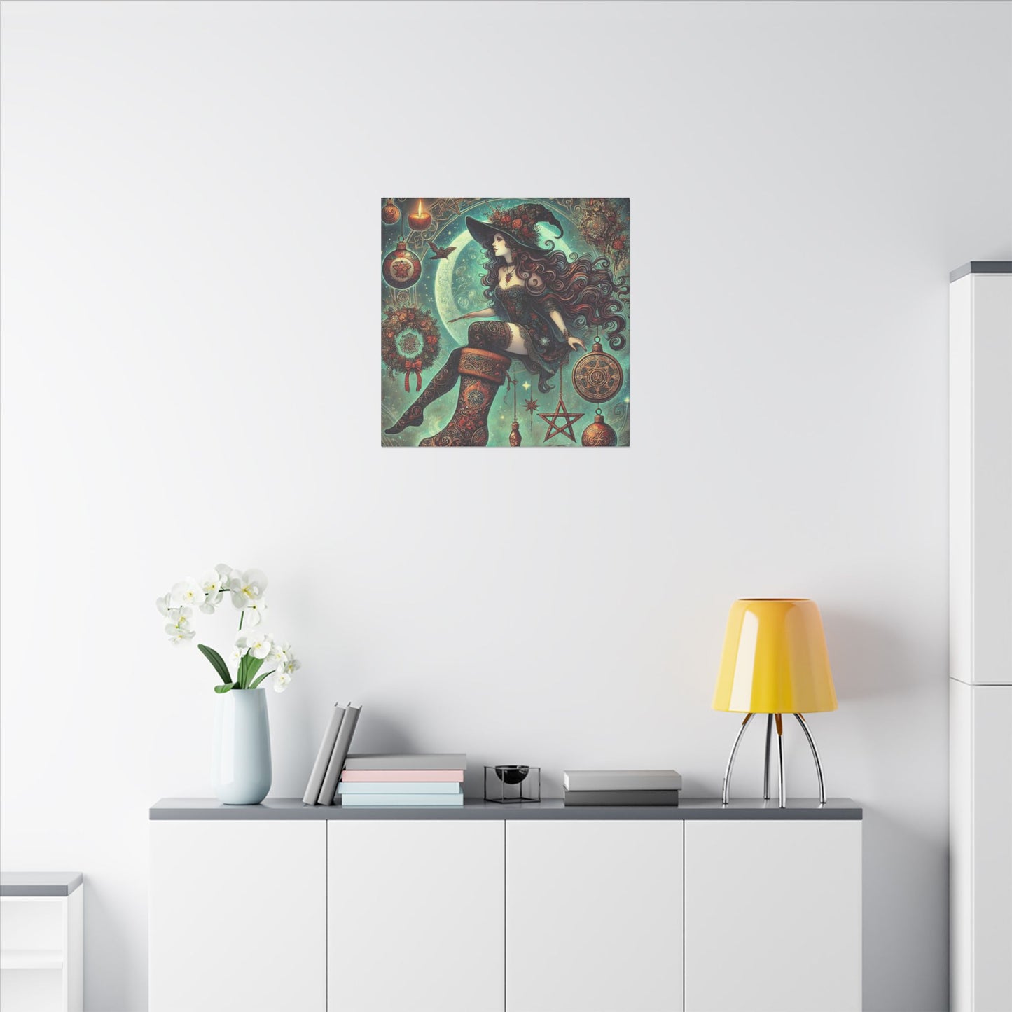 Canvas Wall Art - Witch Design