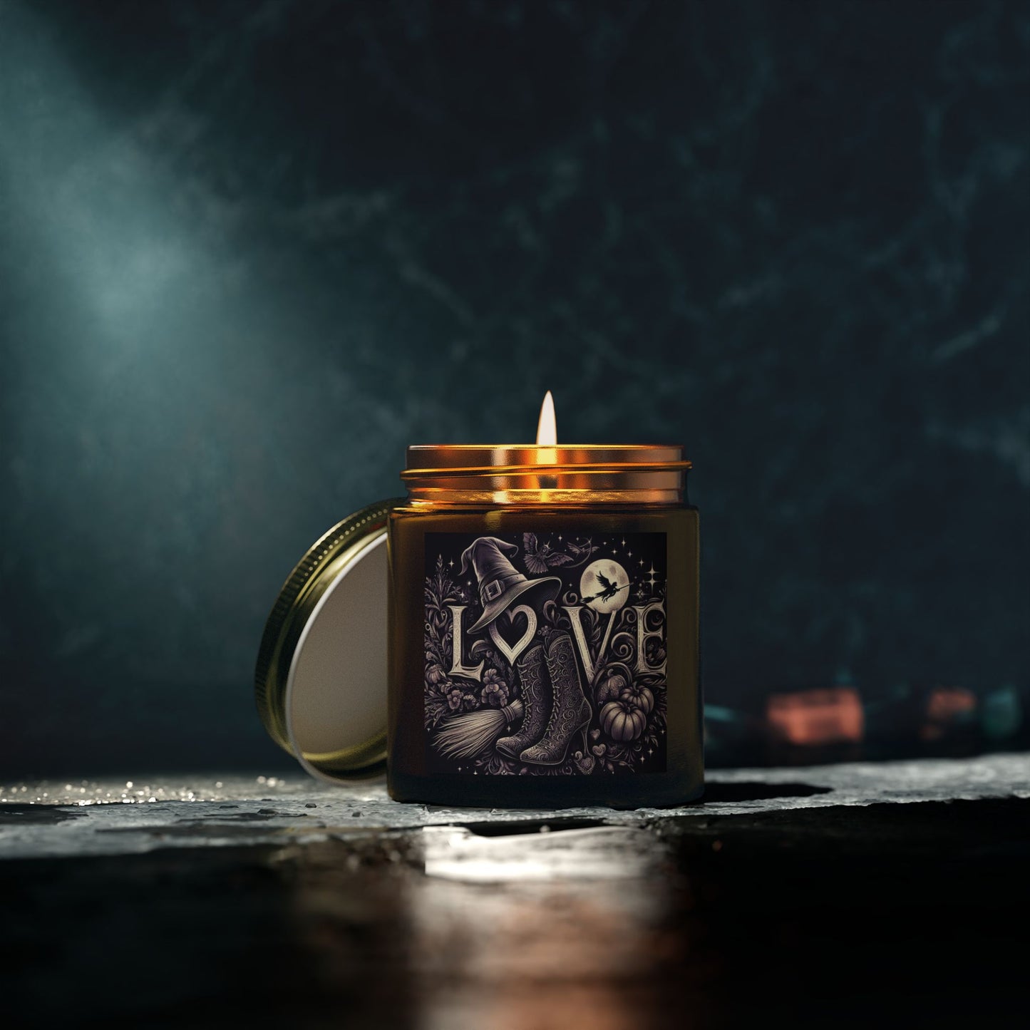 Love Witch Candles, Coconut Apricot Wax (4oz, 9oz)