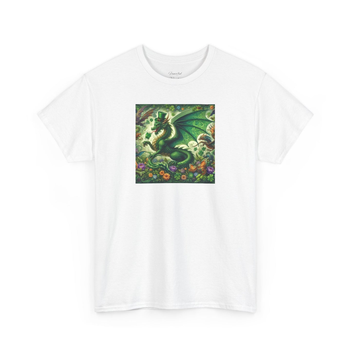 Dragon St. Patrick"s Day Unisex Heavy Cotton Tee - Gildan 100% Cotton