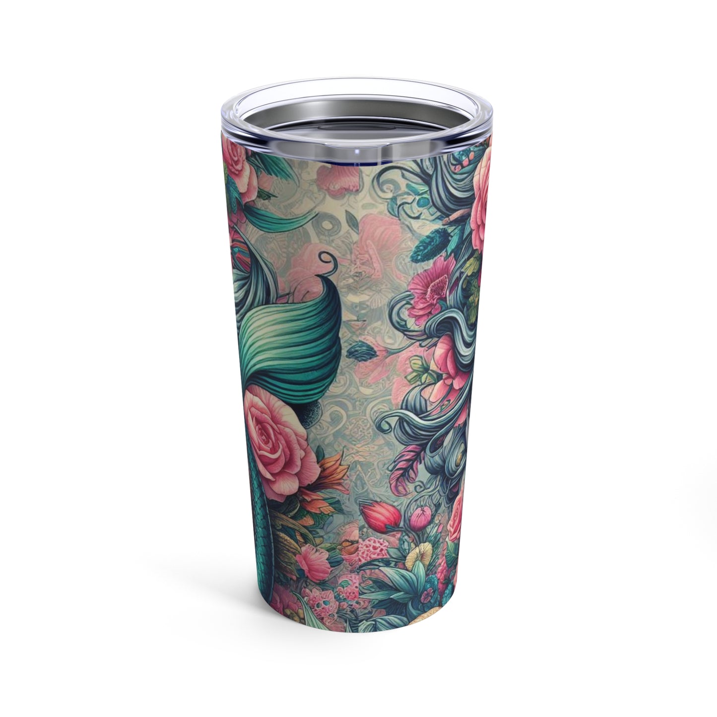 Mermaid Sugar Skull Tumbler 20oz