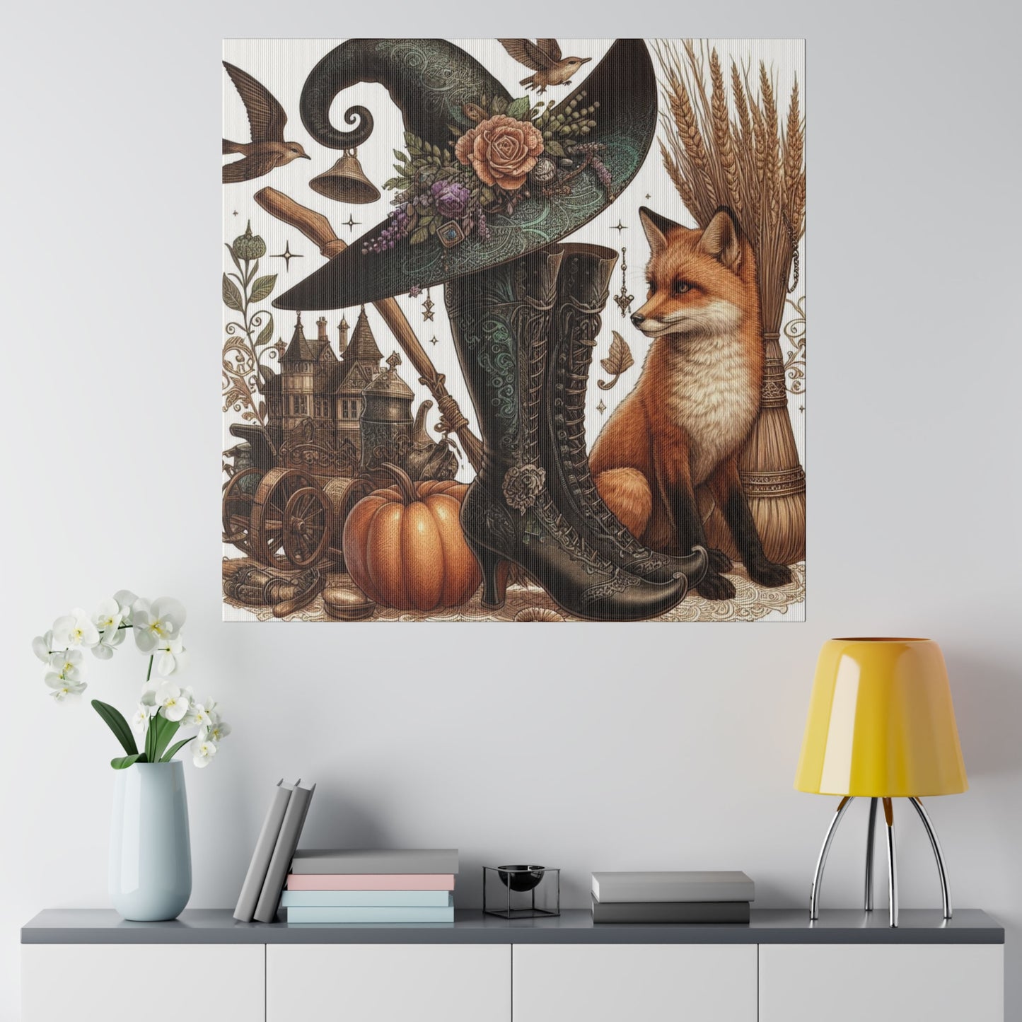 Witch Hat Canvas, Matte Stretched, 0.75"