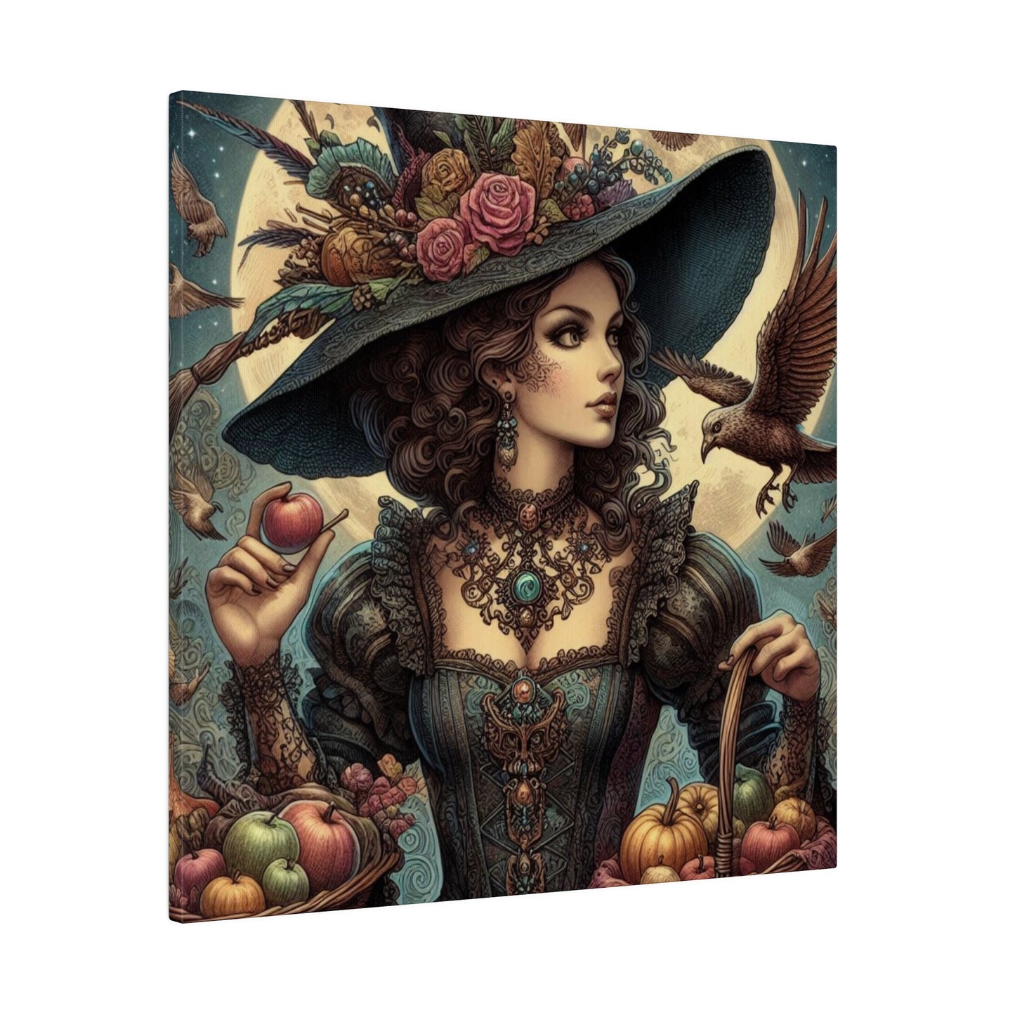 Witch Canvas, Matte Stretched, 0.75"