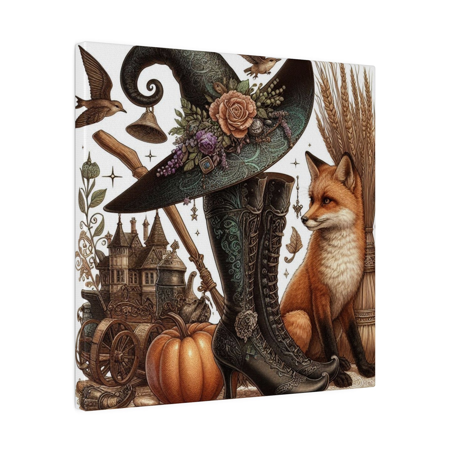 Witch Hat Canvas, Matte Stretched, 0.75"