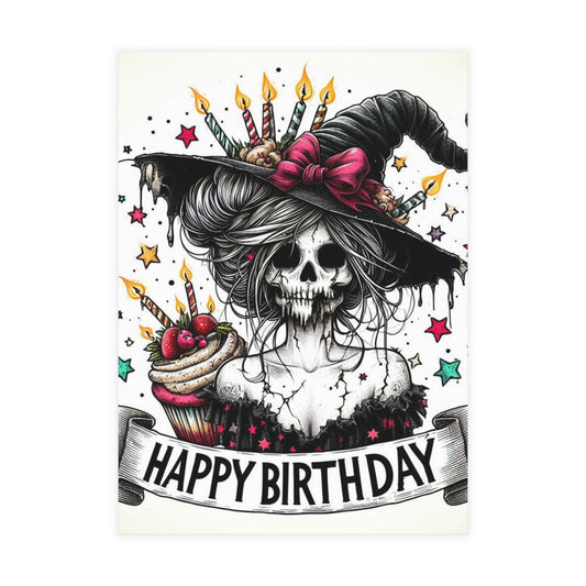 Witch Happy Birthday Postcard Bundles