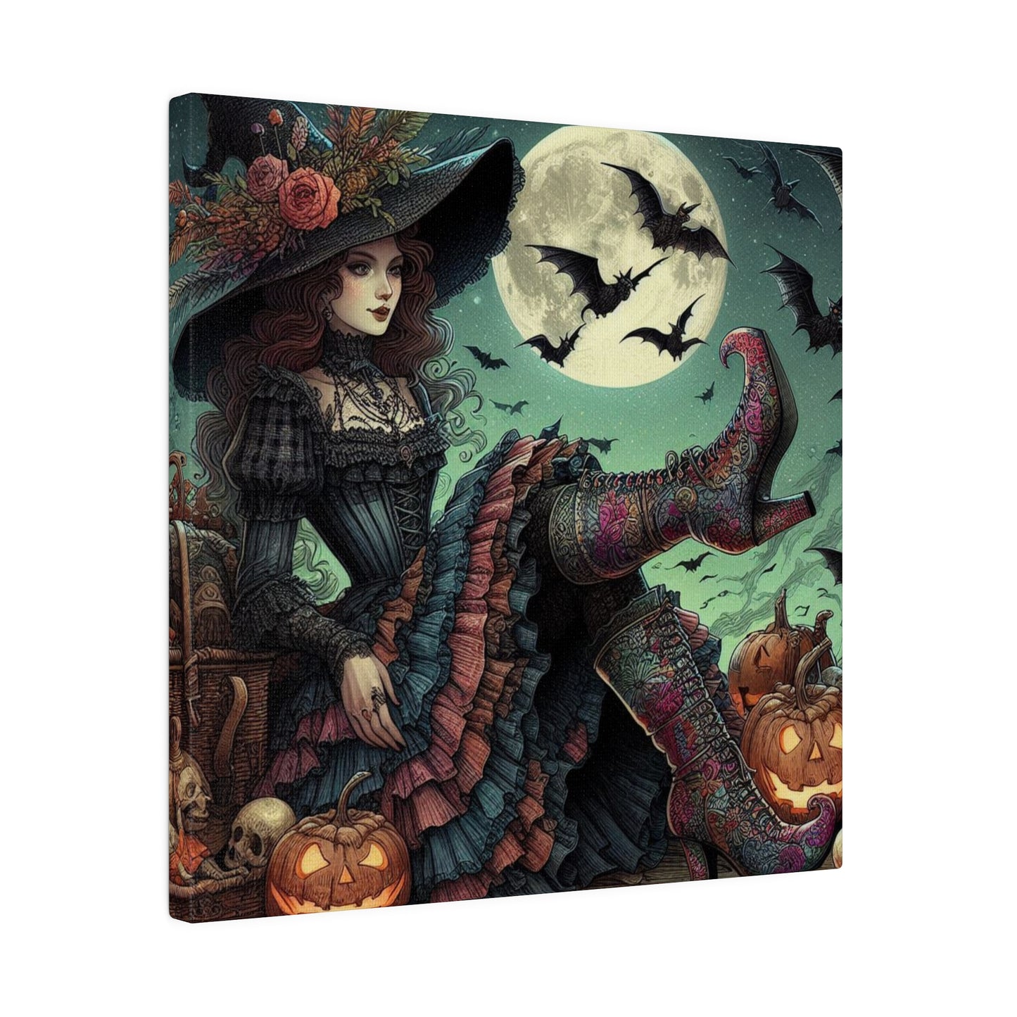 Witch Canvas, Matte Stretched, 0.75"